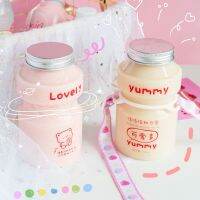 พร้อมส่ง! รับเราชนะ!(แพค20ขวด+ฝาอลูมิเนียม) ขวดpet ทรงยาคูลท์ น่ารักมากกก มี2ขนาดให้เลือก