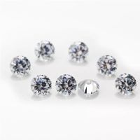 Cubic Zirconia เกรด 5A Brilliant Cut White