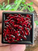 Crystal  เพชร CRYSTAL ROYAL GOLD RED DIAMOND เพชรรัสเซีย RED พลอย ขนาด 6X3 มิล ( MM)10 Pcs( 10 เม็ด)(ความยาว xความกว้าง )