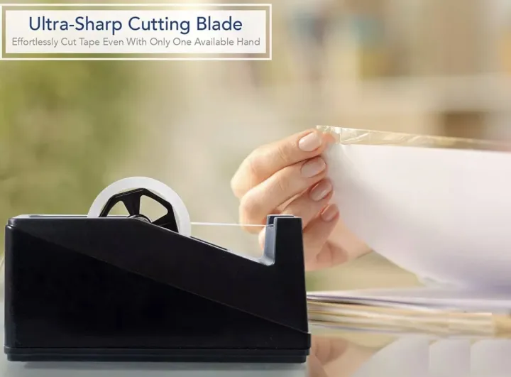 2 in 1 Desk Tape Dispenser Masking Tape Dispenser Dual Core Heavy Duty