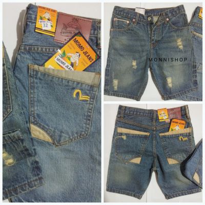 M.JEANS กางเกงยีนส์ขาสั้นริมแดง  SIZE 28-38 นิ้ว