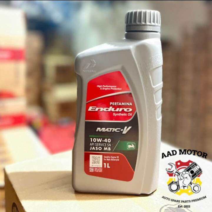 OLI PERTAMINA ENDURO MATIC V 10W40 1 LITER | Lazada Indonesia