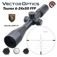 VECTOR OPTICS Tourex 6-24x50 FFP Reticle: VML-1  1/4 MOA Turret Zero-Stop Adjustment