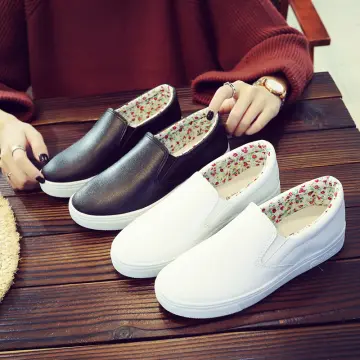 White sole leather on sale shoes