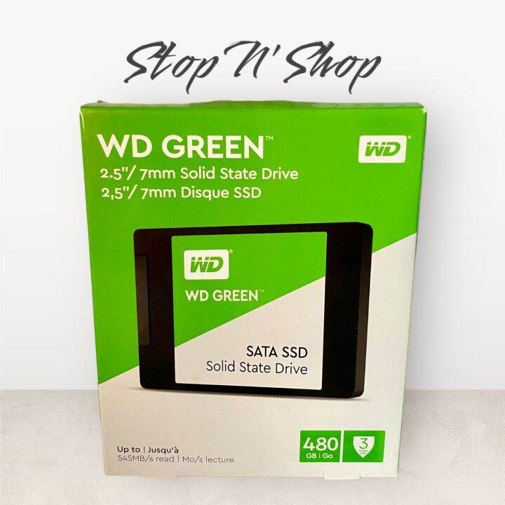 Western Digital WD Green 480GB 3D NAND 2.5" Internal SSD - WDS480G2G0A ...
