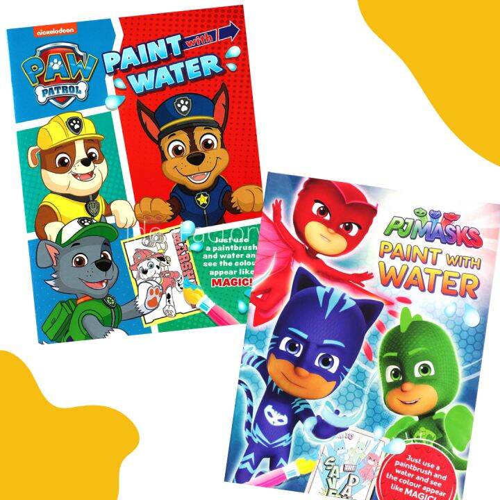 Nickelodeon Paint with Water Paw Patrol PJMasks PJ Masks Lazada PH