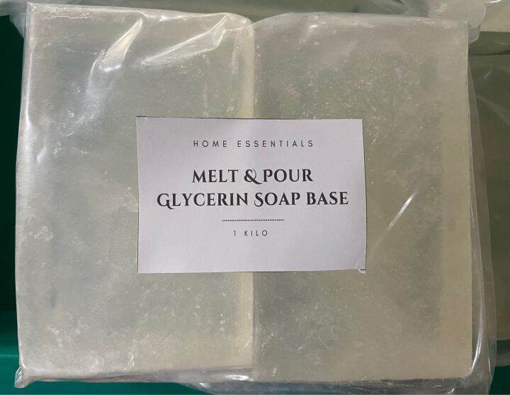 Melt and Pour Glycerin Soap Base 1 kilo Clear Lazada PH