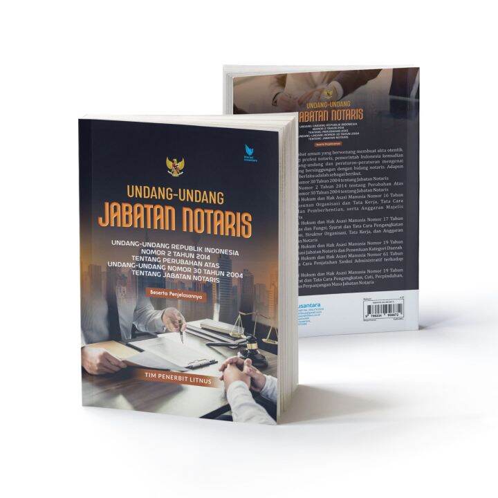 Buku Undang-Undang Jabatan Notaris | Lazada Indonesia