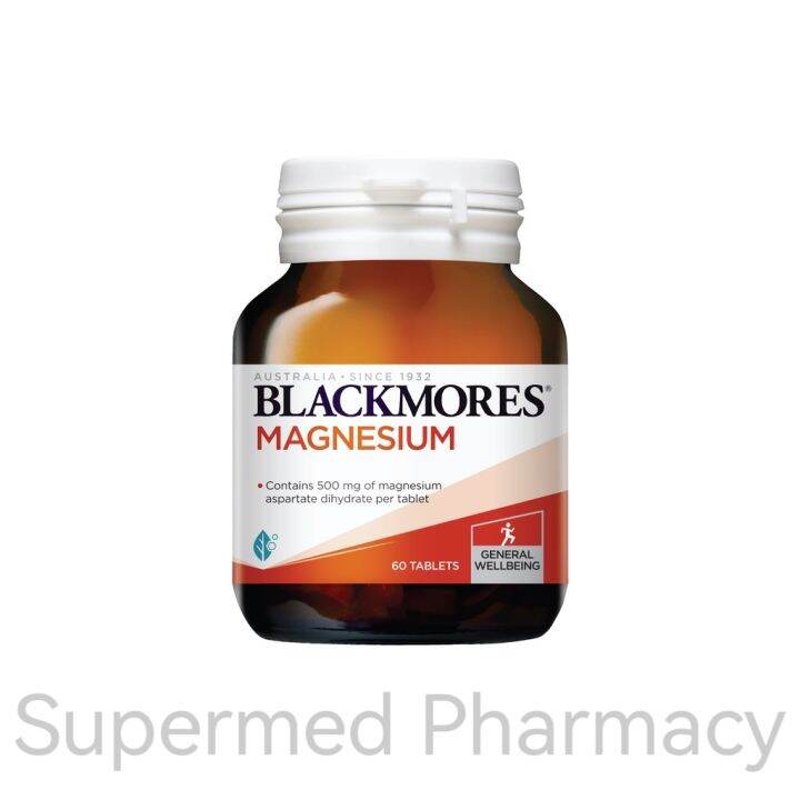 Blackmores Magnesium 60's (500mg Magnesium Aspartate Dihydrate) Lazada