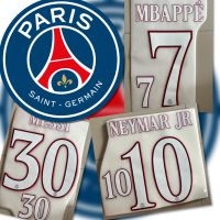 เบอร์ติดเสื้อกีฬาทีม ปารีส PSG แถมฟรีเบอร์กางเกง ตามภาพเลยค่ะ ถ่ายจากสินค้าจริง