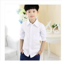 Clever Kiddie เสื้อเชิ้ตแขนยาวเด็กผู้ชายเสื้อแฟชั่นเด็กผชผ้าฝ้ายล้วน