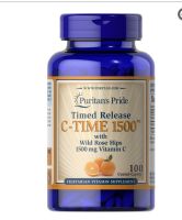 วิตามินซีเข้มข้นจากVitamin C Time 1500 mg with Bioflavonoids &amp; Rose Hips 60 tablets พร้อมส่ง แท้ 100% นำเข้าเอง