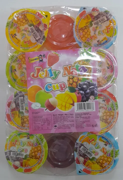 MASGICO JELLY NATA CUP ASSORTED FRUITS FLAVOUR (80G X 12PCS) | Lazada