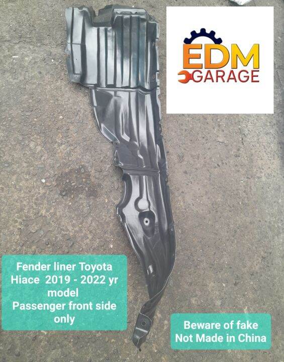 Fender liner Toyota Hiace 2019 2023 yr model Passenger front side