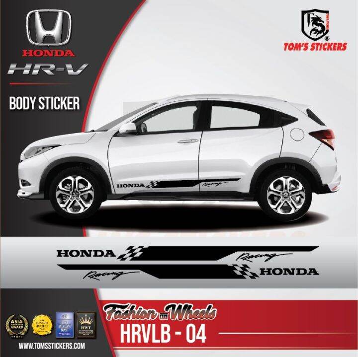 👍👍 HONDA HRV CAR BODY STICKERS SET HRVLB 04 Lazada