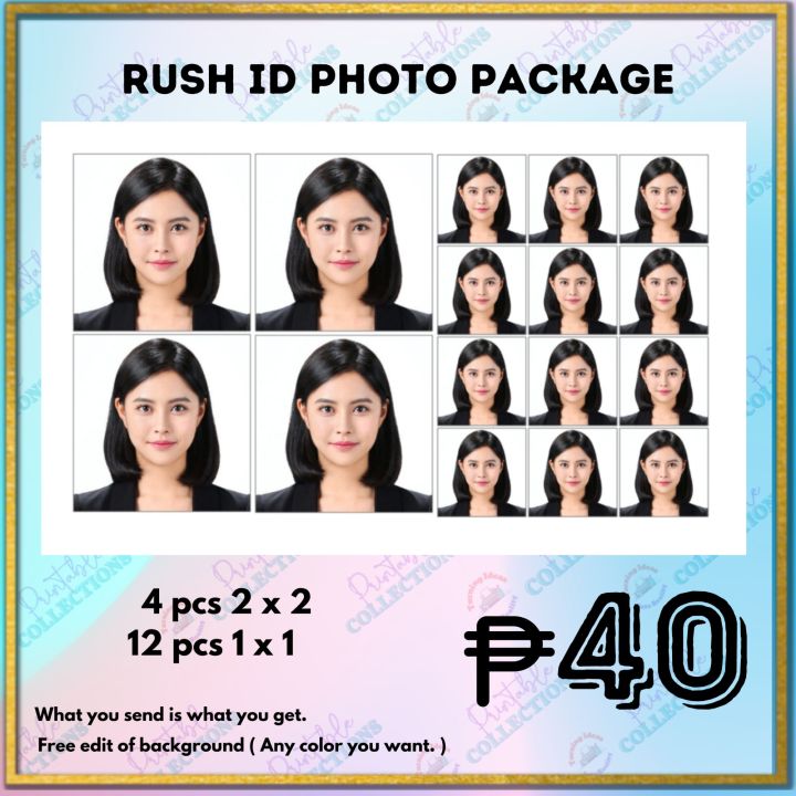 Rush PHOTO ID PRINTING PACKAGE | Lazada PH