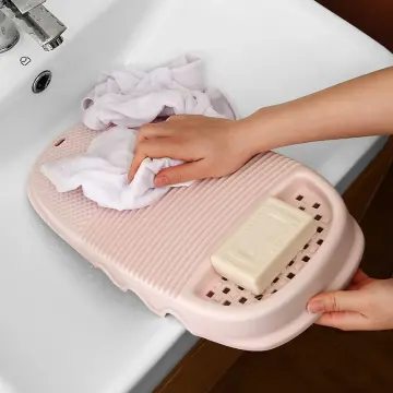 Mini Hand Wash Board PP Non-Slip Washboard Mini Hand Wash