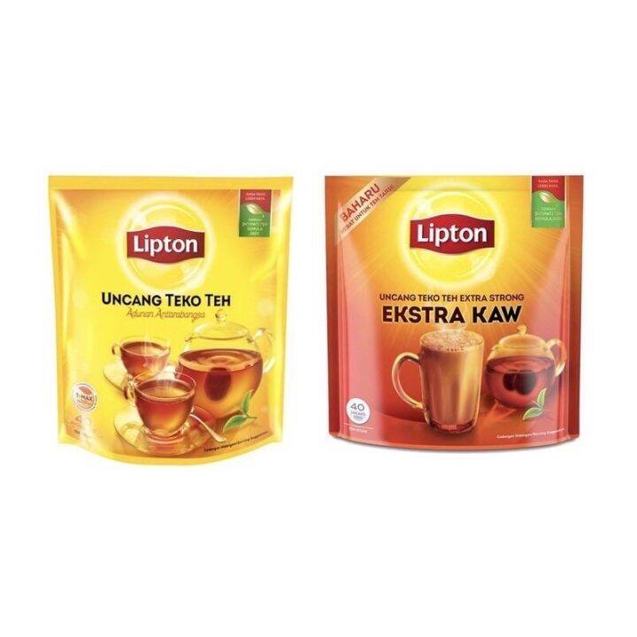 Lipton Tea Bag / Yellow Label Tea (Biasa / KAW) Uncang Teko Teh Potbags ...