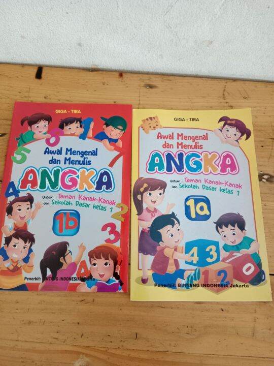 Paket 2 Buku Praktis Belajar Menulis Angka 1 A Dan 1 B | Lazada Indonesia