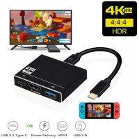 USB C USB 3.0 HUB Multiport Adapter HDMI-compatible 4K 60Hz 30Hz 100W PD Charging Port Convertor for MacBook Pro Huawei Mate