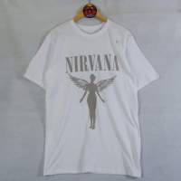 สายนางฟ้าพลาดลายนี้ #เสื้อวง Nirvana ลาย IN UTERO TOUR ?มือ 1 ลิขสิทธิ์แท้ ?Tag : (ปั๊มคอ)
