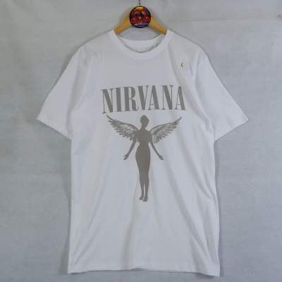 สายนางฟ้าพลาดลายนี้ #เสื้อวง Nirvana ลาย IN UTERO TOUR 👉มือ 1 ลิขสิทธิ์แท้ 👉Tag : (ปั๊มคอ)
