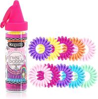 ยางรัดผม invisibobble ของแท้ 100% รุ่น Kids Spiral Hair Ring - Crayola Edition แพค 10 ชิ้น