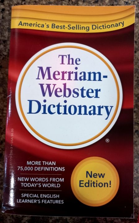 The Merriam Webster Dictionary Mass Market Paperback Lazada Ph 4932