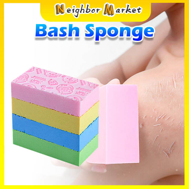 Bath Sponge Body Dead Skin Remover Exfoliating Massager Cleaning Shower ...