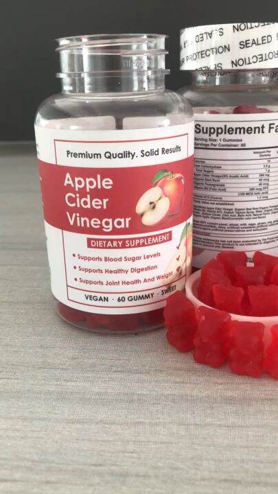 Slimming Gummies With Blood Orange And Apple Cider Vinegar
