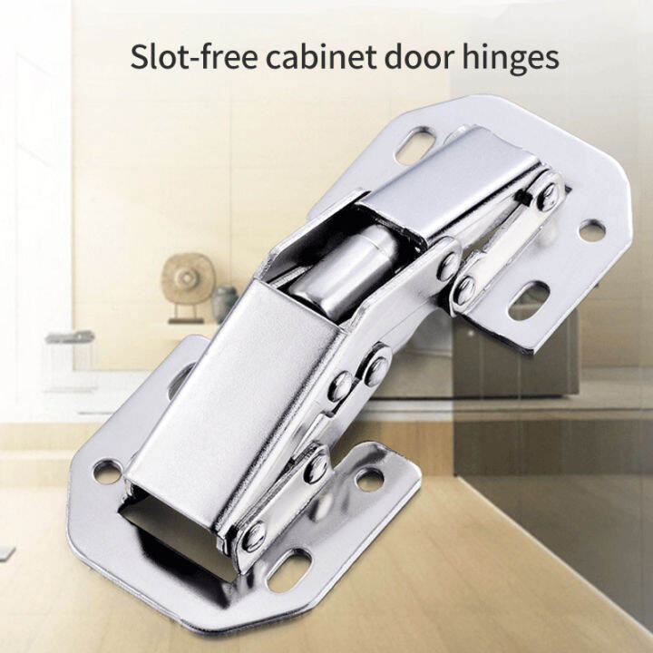 2pcs 90 Degree Concealed Hinges Cabinet Cupboard Door Bridge Cabinet ...