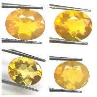 พลอยโอปอลสีเหลืองสวยคุณภาพดี 100% natural Good quality beautiful yellow opal gemstone