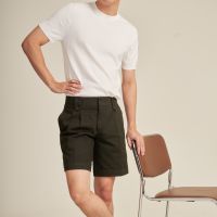 PEETA SHORTS in Olive-Green color