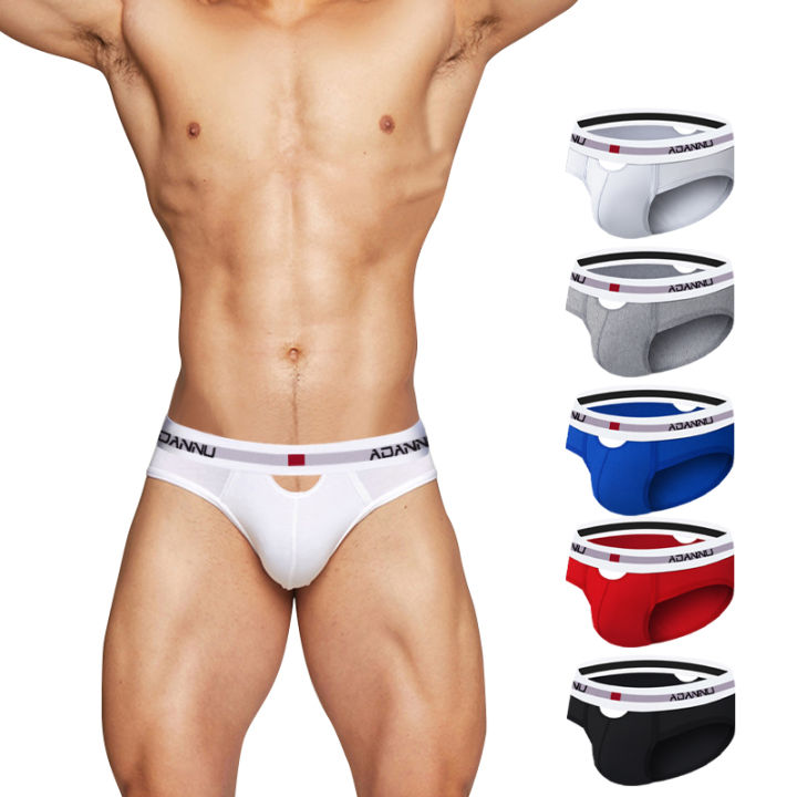 5pcs/set Sporty Underwear With Letter Elastic Waistband
