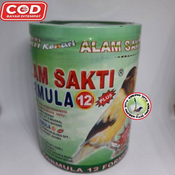 Pakan Alam Sakti Kenari Formula 12 Toples Lazada Indonesia