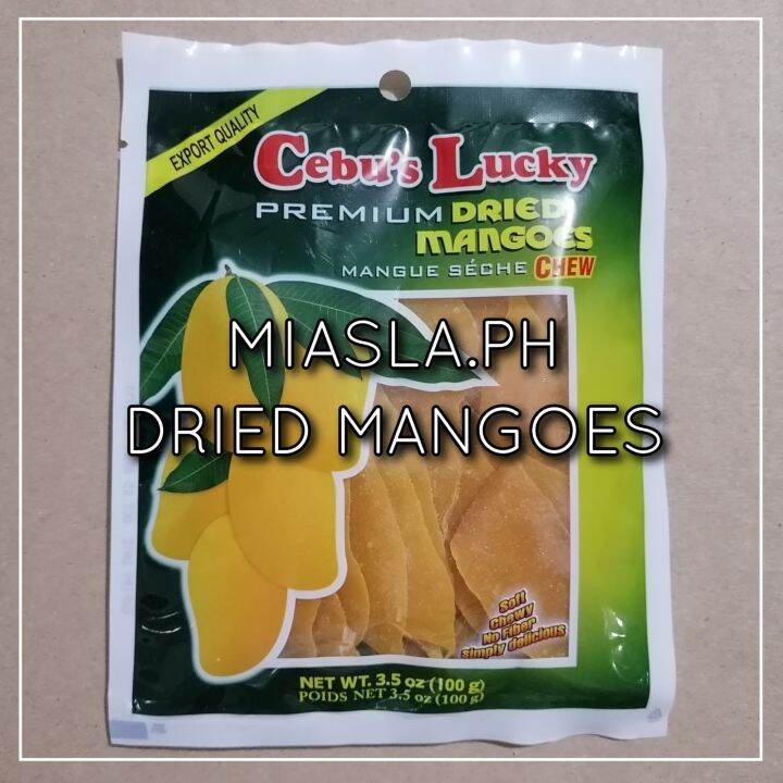 CEBU'S LUCKY DRIED MANGOES 100g Lazada PH