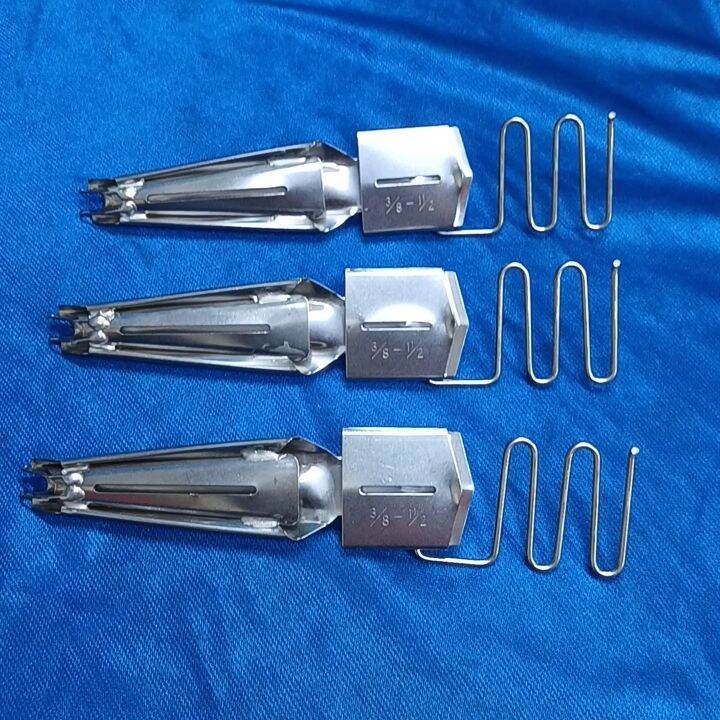 PIPING FOLDER DOUBLE FOLD 11/2"BIAS 7/8"FINISH FOR PIPING SEWING