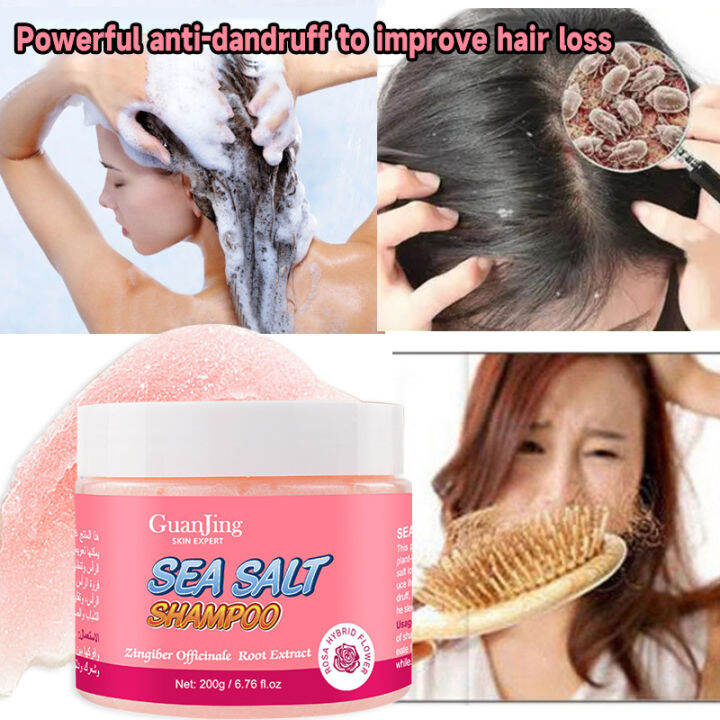 Sea Salt Shampoo anti dandruff & scalp treatment sea salt shampoo