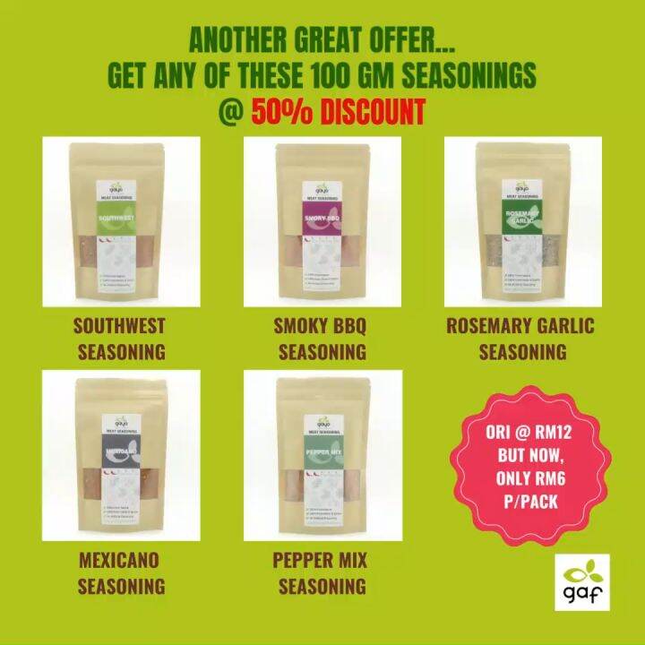 Rosemary Garlic Seasoning 40g & 100g Lazada