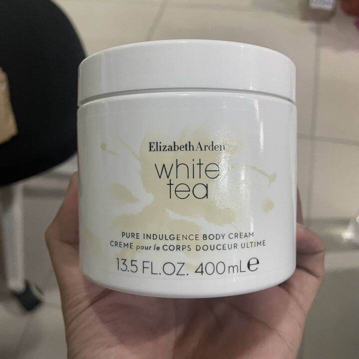 Elizabeth White Tea Body Cream 400 ml. ของแท้ Lazada.co.th