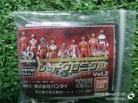 กาชาปอง เรดเรนเจอร์ เรดเซนไต เซนไต Super Sentai Hero Gallery: Red ranger Red Chronicle vol. 2 Gashapon (Set of 9)