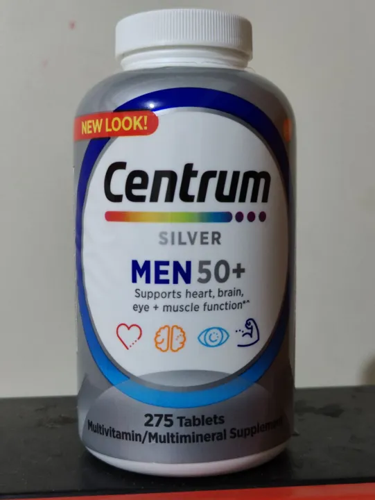 Centrum Silver Men Age 50 275 Tablet Adult Mens Multivitamin Multi Supplement For Men Lazada Ph 2852