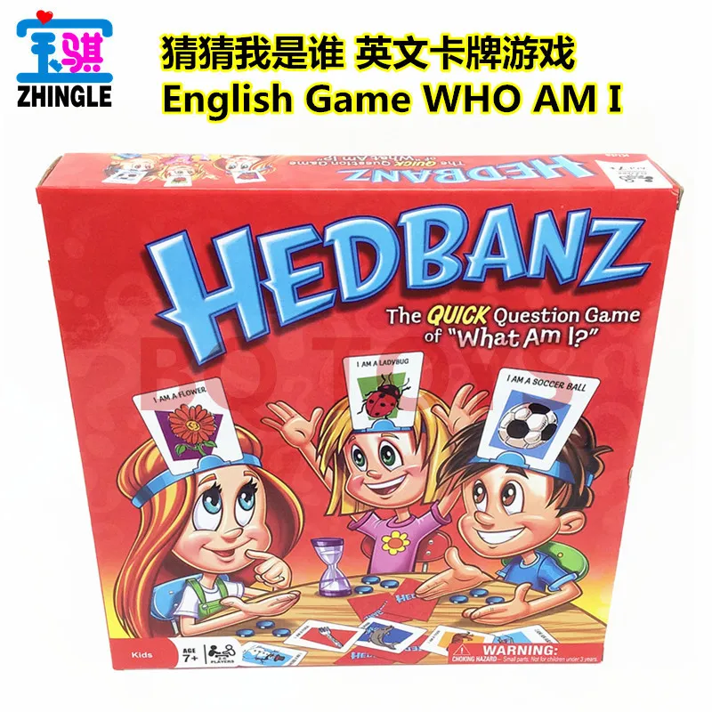 English Board Game Card Guess Who I Am Game What Am I Headband Guess Card Game 2 6 People Lazada Singapore