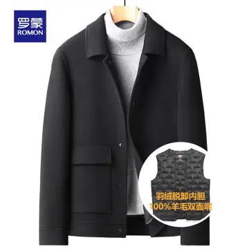 Pure wool sale coat mens