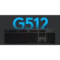 LOGITECH G512 CARBON Gaming Keyboard (GX BLUE CLICKY SWITCH)มือหนึ่ง(เคลมมา) หมดประกัน 29/03/23