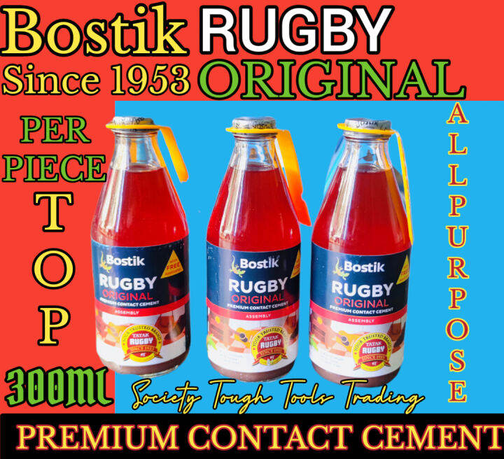 Bostik Original Rugby Cement 300ml Excel Contact Cement Toluene Free