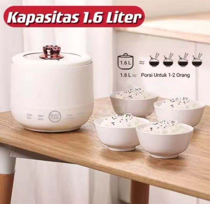 ( TERMURAH ) RICE COOKER MINI MULTIFUNGSI - PENANAK NASI ELEKTRIK 1,8L