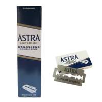 ใบมีดโกนสองคม ตรา แอสต้า Astra 1กล่องบรรจุ5ใบ(เซต10กล่อง)