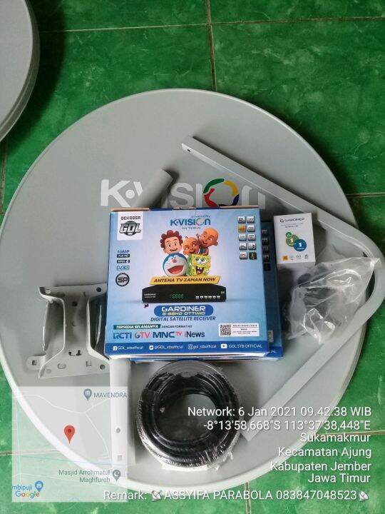 Antena KVision Dan Reciver Ottimo Rekomendasi Lazada Indonesia