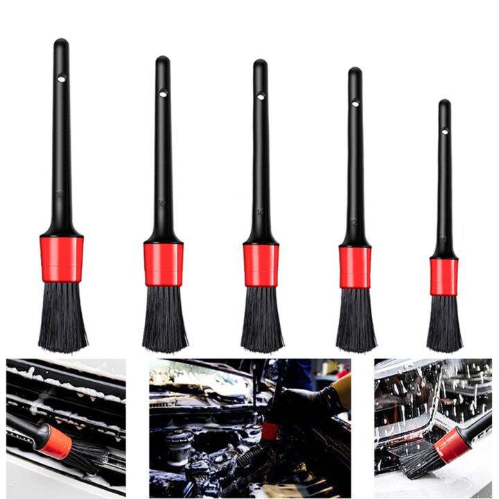 Car Detailing Brush Set Auto Brushes for Interior Dashboard Air Outlet